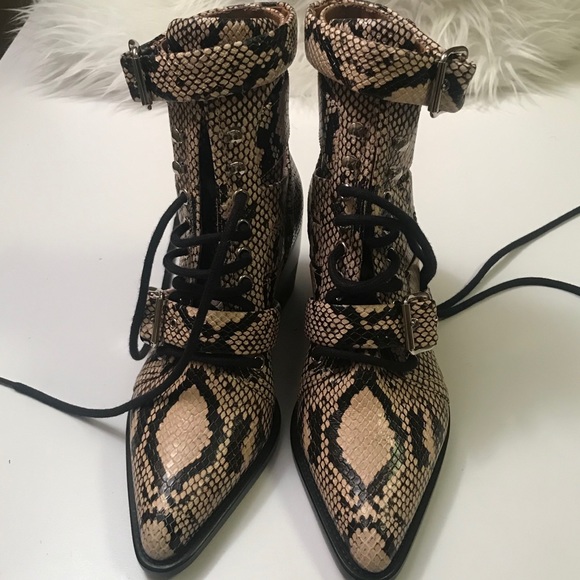 Chloe Pythons Calfskin Boots Size 7 new without bo - Picture 5 of 10